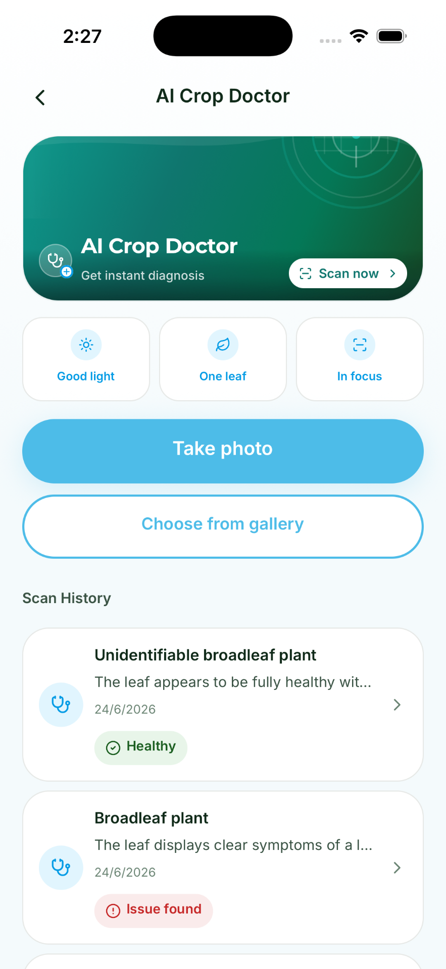 AI Crop Doctor